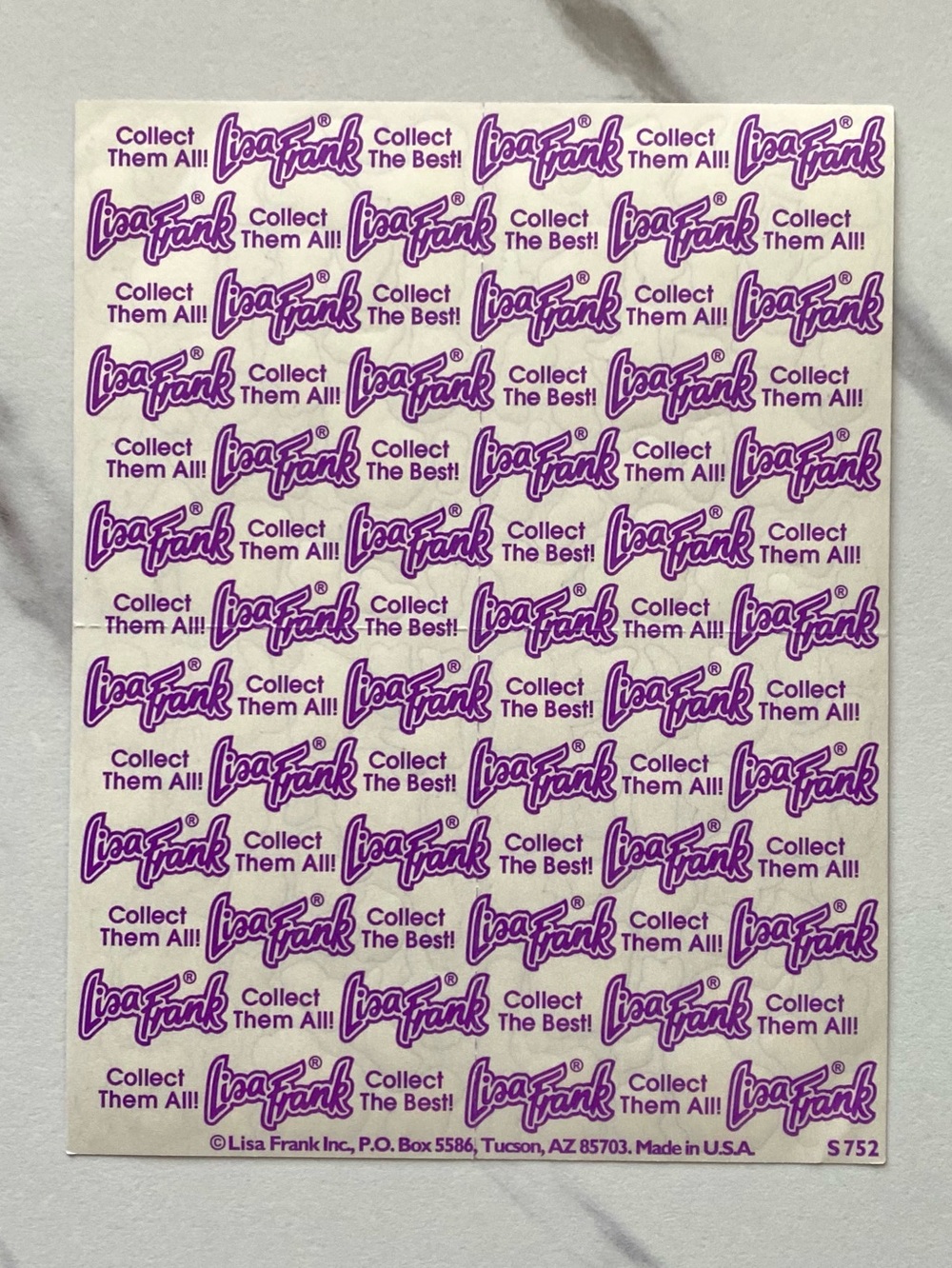 VTG Lisa Frank desert puppies complete sticker sheet - Picture 2 of 3